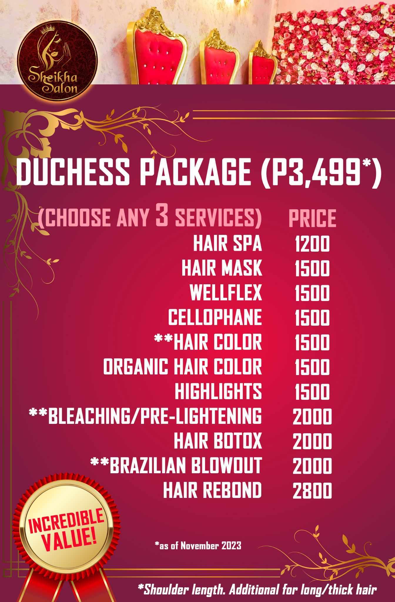 Duchess Package